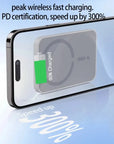 200W Magnetic Wireless Car Charger Air Vent Clip Phone Holder