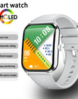 New Ultra Thin Smart Watch men 1.96" AMOLED HD Pixel Display