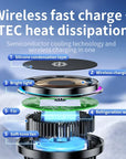 ice Cooling Magnetic Wireless Car Charger Stand