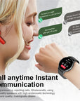 Smart Watch Women Men Full Touch Screen Bluetooth Call