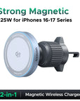 25W 15W Magnetic Car Phone Holder Wireless Charger