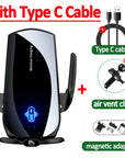 100W Wireless Car Charger Magnetic Car Phone Holder
