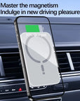 200W Magnetic Wireless Car Charger Air Vent Clip Phone Holder