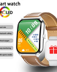 New Ultra Thin Smart Watch men 1.96" AMOLED HD Pixel Display