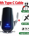100W Wireless Car Charger Magnetic Car Phone Holder
