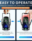 100W Wireless Car Charger Magnetic Car Phone Holder