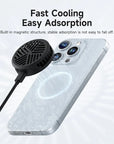 Hagibis Magnetic Cell Phone Cooler Universal Cooling Fan