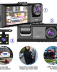 Dash Cam W/ IR Night Vision Loop Recording