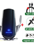100W Wireless Car Charger Magnetic Car Phone Holder