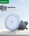 25W 15W Magnetic Car Phone Holder Wireless Charger