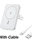 200W Magnetic Wireless Car Charger Air Vent Clip Phone Holder