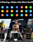 New Ultra Thin Smart Watch men 1.96" AMOLED HD Pixel Display
