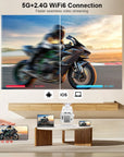 4K Full HD Projector FHD TD80W Android WiFi 3D