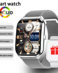 New Ultra Thin Smart Watch men 1.96" AMOLED HD Pixel Display