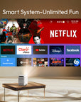 Smart Mini Home Theater Projector 4K