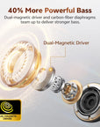 QCY Crossky C50 Open Ear Wireless Earbuds Bluetooth 6.0