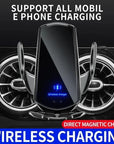 100W Wireless Car Charger Magnetic Car Phone Holder
