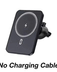 200W Magnetic Wireless Car Charger Air Vent Clip Phone Holder