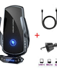 100W Wireless Car Charger Magnetic Car Phone Holder
