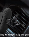 Wireless Charger Car Mount for Air Vent Mount Car Phone Holder